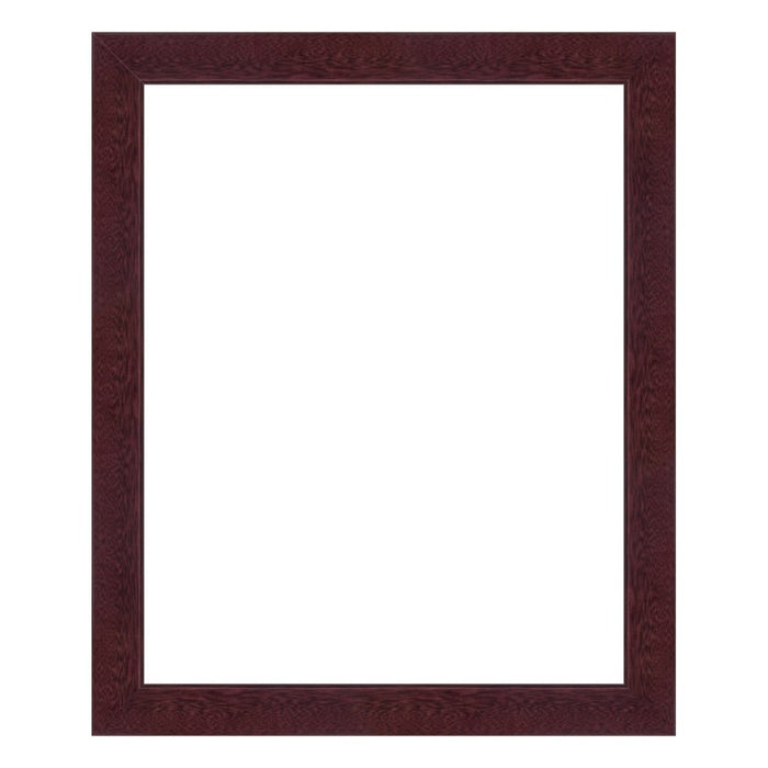 Mahogany Wood Picture Frame - Flat Modern Framing