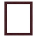 Mahogany Wood Picture Frame - Flat Modern Framing