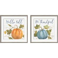 Framed 'Fall Splendor 2 Piece Framed Art Print Set' border=