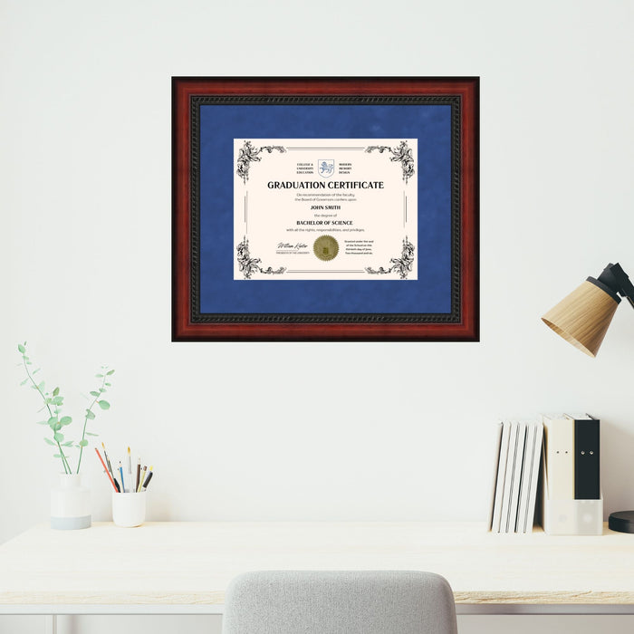 University of Maine Diploma Frame 8.5x11 Certificate Blue