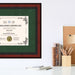 University of North Texas Diploma Frame 8.5x11 Certificate Green