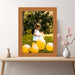 Honey Pecan Wood Picture Frame - Flat Modern Framing