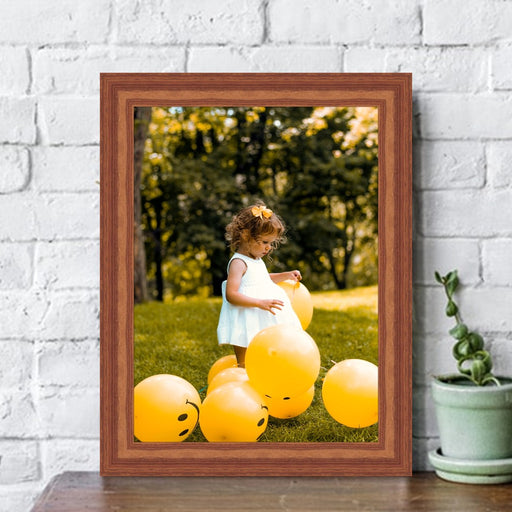 Wood Oak Picture Frame - Modern Flat Framing