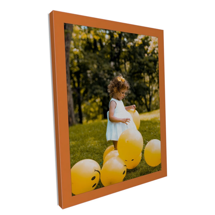 Orange Picture Frame 18x24 Custom Framing - Popular Sizes