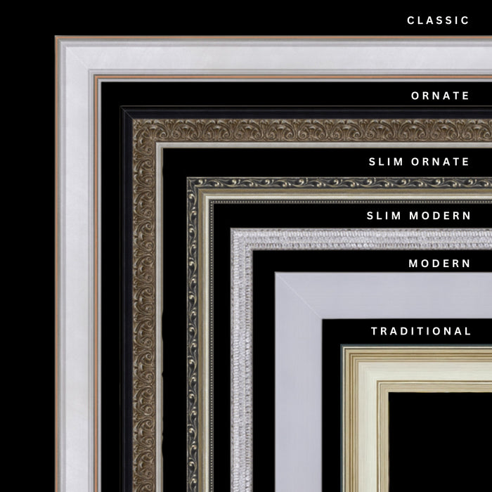 40x36 Silver Picture Frames