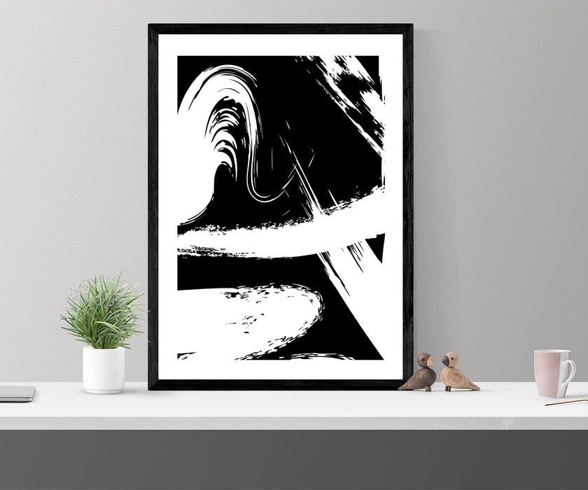 Abstract Artwork Back White S Canvas Prints Framed art - Modern Memory Design Picture frames - New Jersey Frame shop custom framing