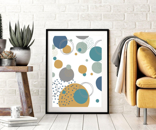 Abstract Artwork Circle Home Decor Canvas Prints Framed art - Modern Memory Design Picture frames - New Jersey Frame shop custom framing