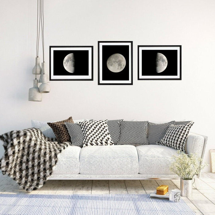 Abstract Moon Framed wall art print Abstract Canvas Prints Framed art - Modern Memory Design Picture frames - New Jersey Frame shop custom framing