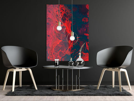 Abstract Red Black wall art Canvas print Canvas Prints Framed art - Modern Memory Design Picture frames - New Jersey Frame shop custom framing