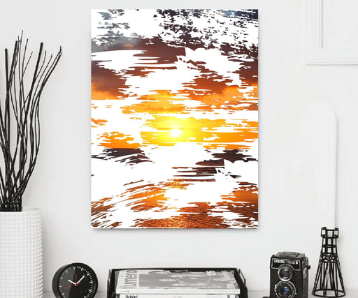 Abstract shape sunset Canvas Prints Wall Decor Canvas Prints Framed art - Modern Memory Design Picture frames - New Jersey Frame shop custom framing