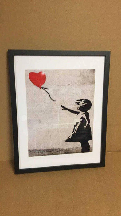 Banksy Girl With Balloon Framed Art Print Picture Frame Store New Jersey