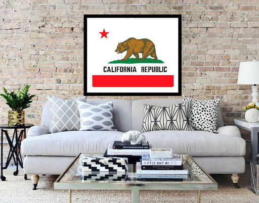 California Flag Art Print Framed Picture Frame Store New Jersey