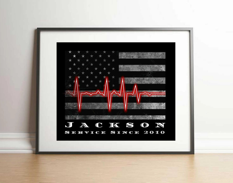 First Responded EMS EMT Paramedic Paramedic Firefighter framed home  g Picture Frame Store New Jersey