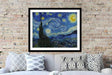 Artwork Starry Night Van Gogh framed art print Picture Frame Store New Jersey