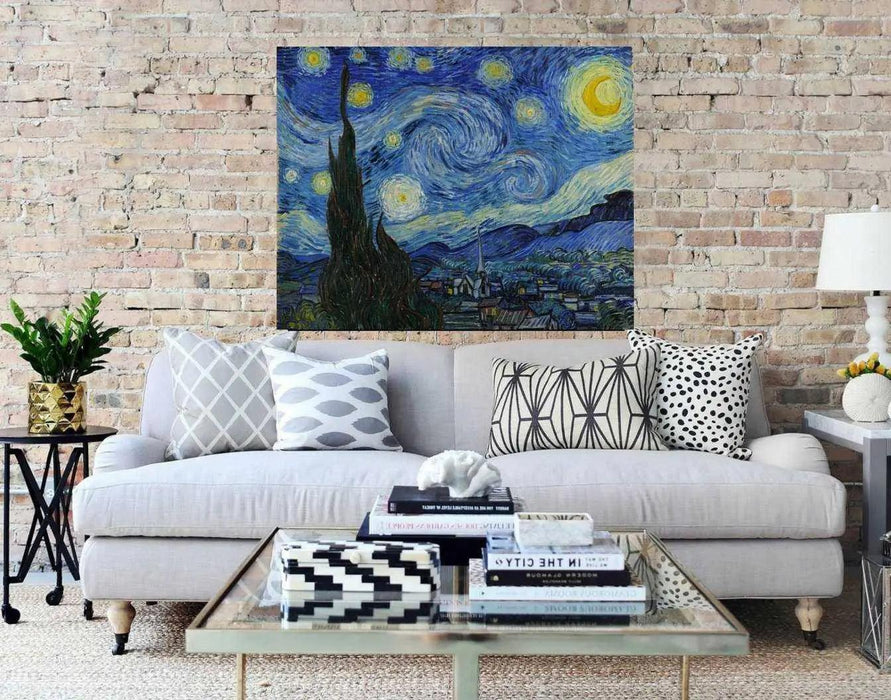 Artwork Starry Night Van Gogh framed art print Picture Frame Store New Jersey