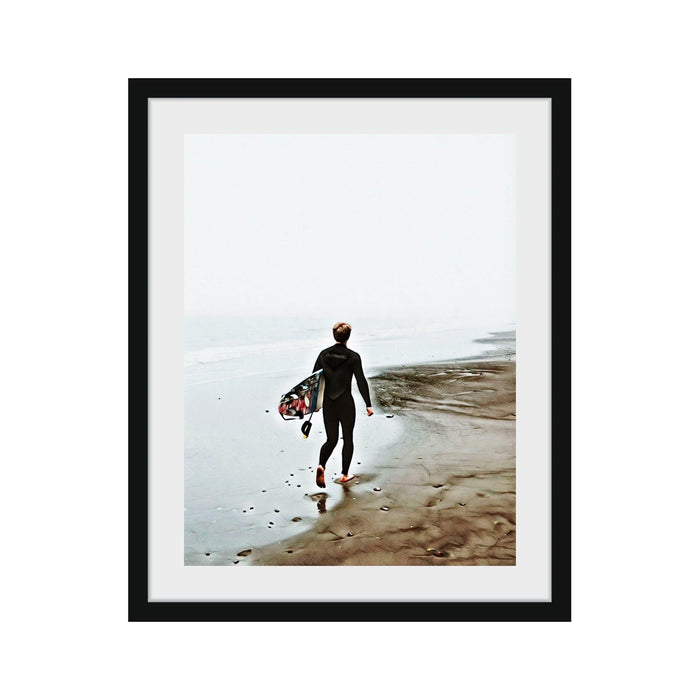 Artwork Surfing art framed wall art California surf - Modern Memory Design Picture frames - New Jersey Frame shop custom framing