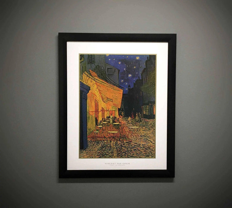 Artwork Vincent van Gogh Framed Art Cafe Terrace At Night art Picture Frame Store New Jersey