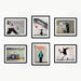 Banksy Graffiti Street art collection set of 6 art print - Modern Memory Design Picture frames - New Jersey Frame shop custom framing