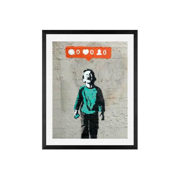 Banksy Graffiti Street art collection set of 6 art print - Modern Memory Design Picture frames - New Jersey Frame shop custom framing