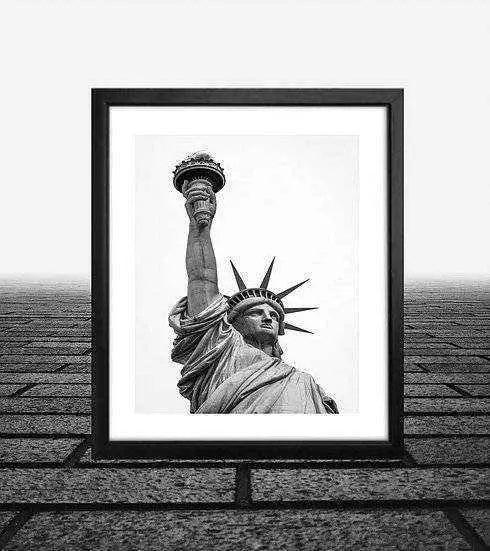 Black and white New York City framed Art set of 6 Picture Frame Store New Jersey