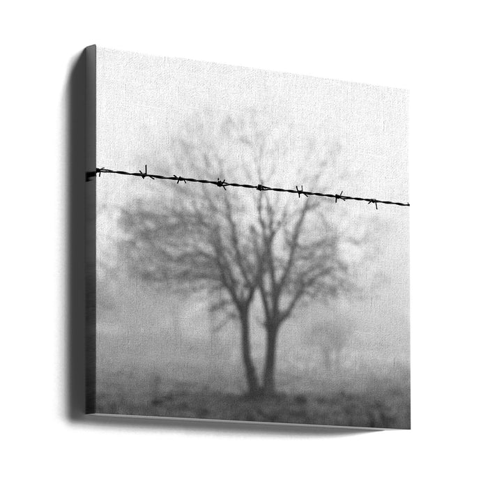 Goodbye cruel world Square Canvas Art Print