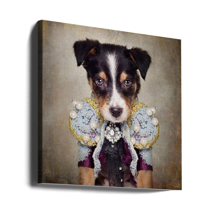 Shelter Pets Project - Loki Square Canvas Art Print