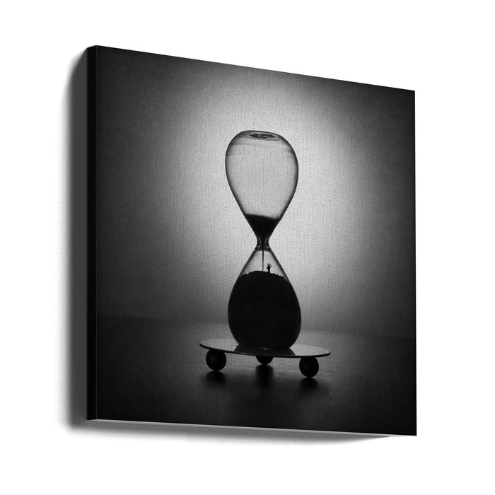 Hourglass Square Canvas Art Print