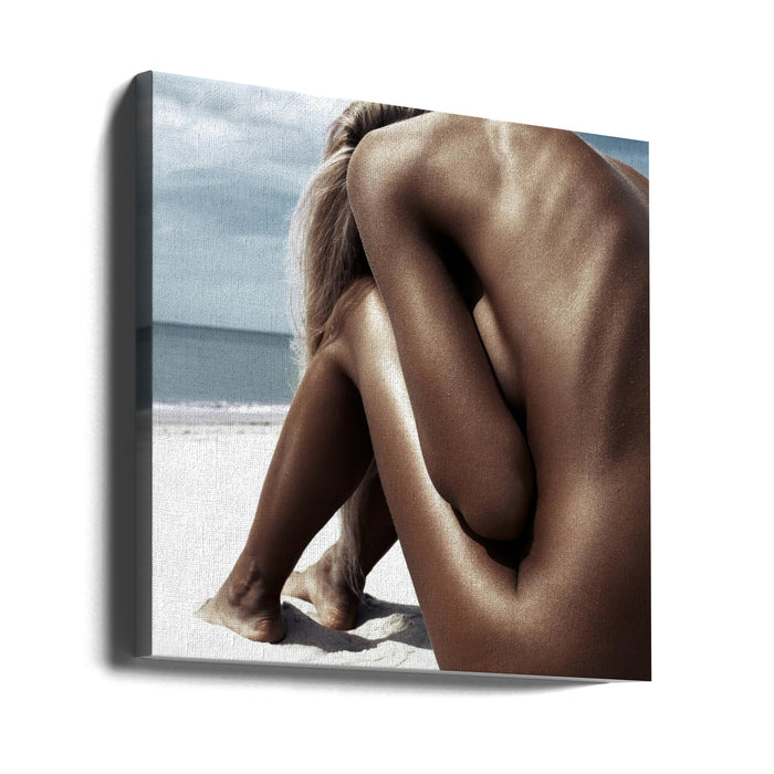 Nonpareil Realities Square Canvas Art Print Female Taning