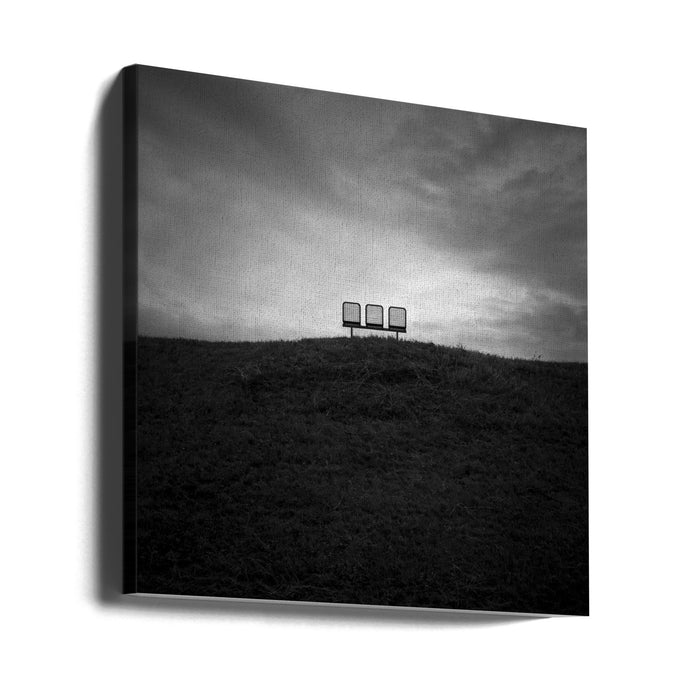 Emptiness Square Canvas Art Print