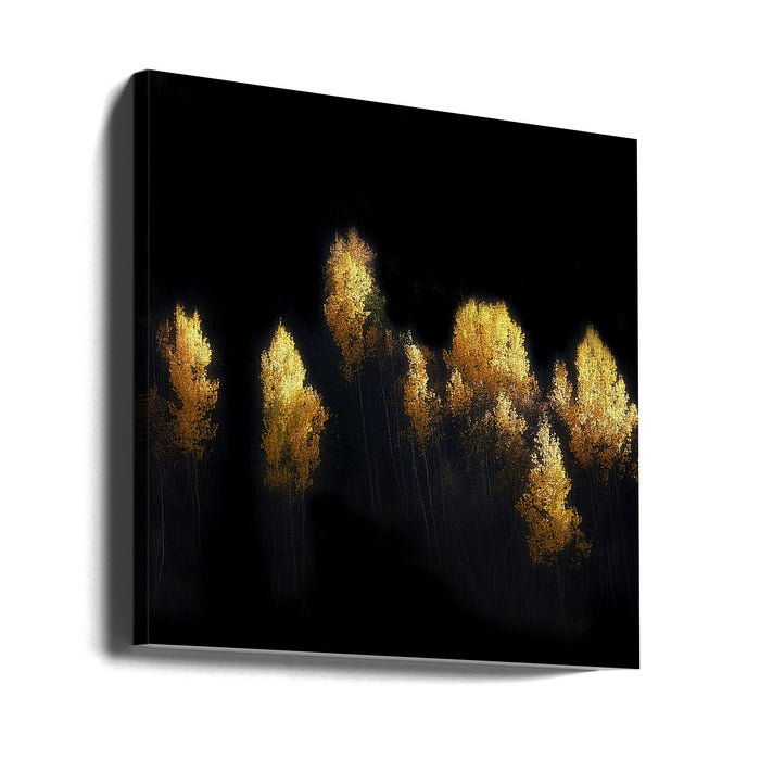 Ushguli Impression Square Canvas Art Print