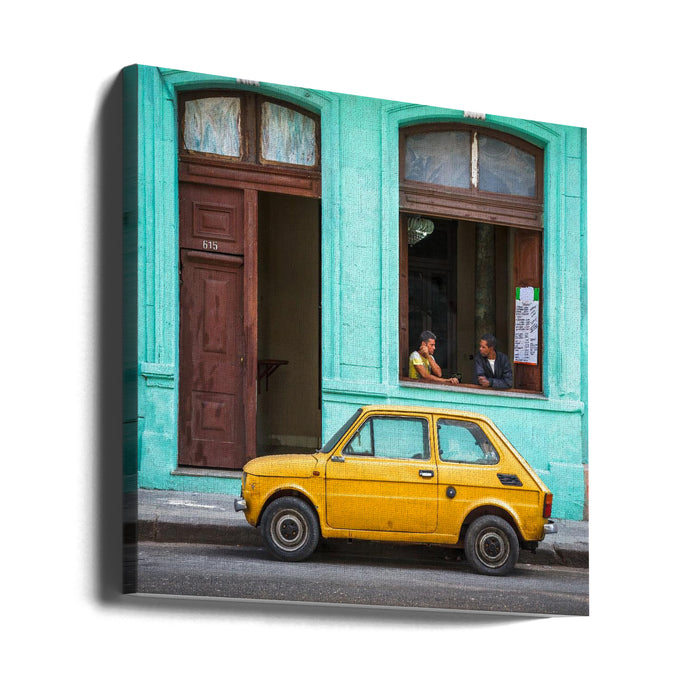 Habana Cuba #6 Square Canvas Art Print