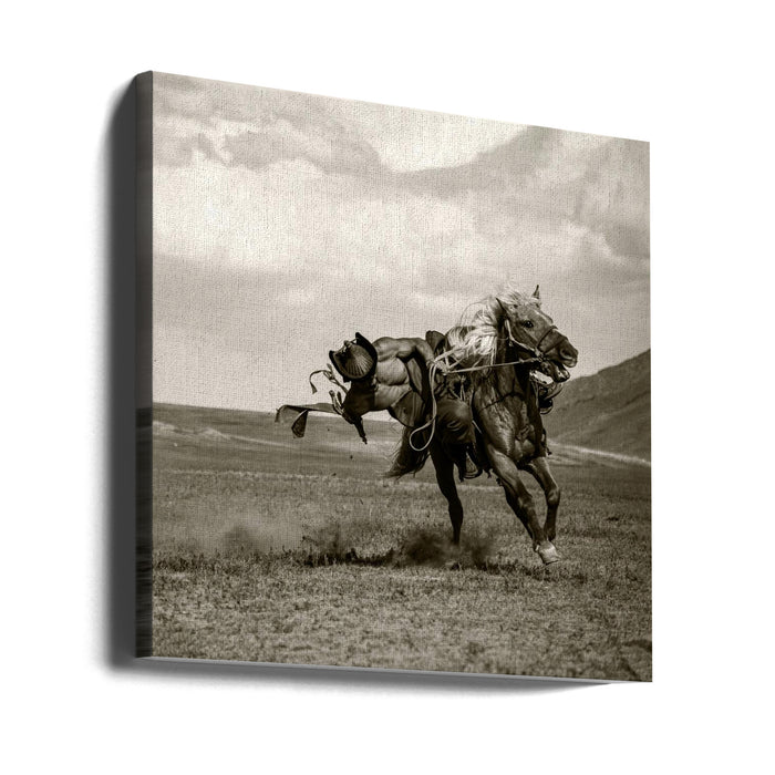 Galloping Square Canvas Art Print