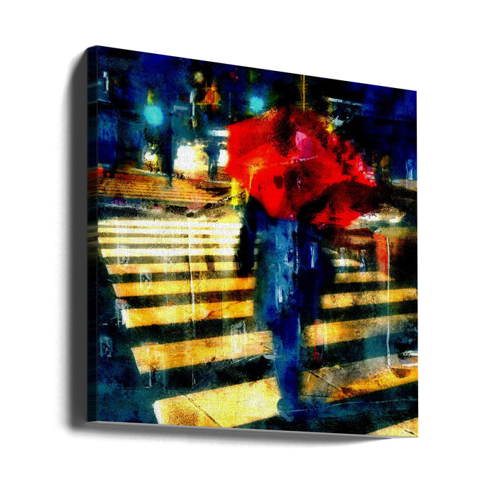 Passion for colors Square Canvas Art Print