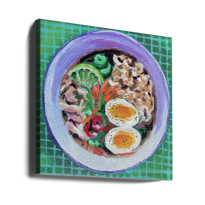 Ramen Square Canvas Art Print