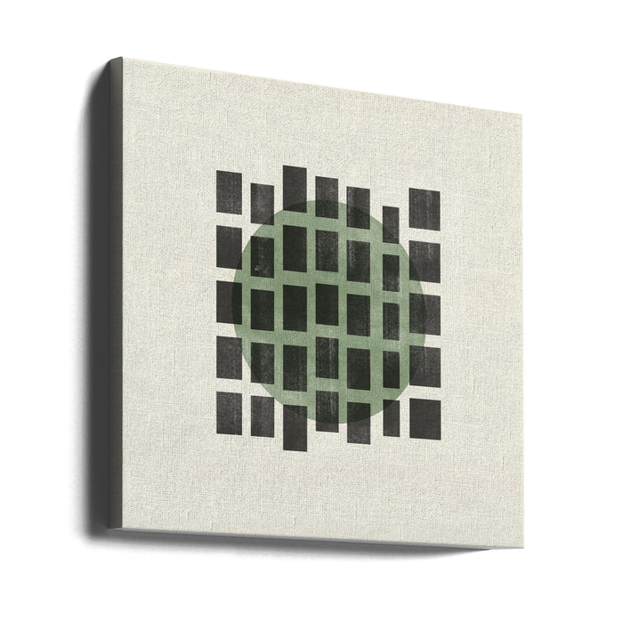 Minimalist Japandi 01 Square Canvas Art