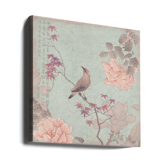 Chinoiserie No2 Square Canvas Art Print