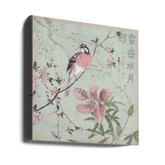 Chinoiserie No1 Square Canvas Art Print