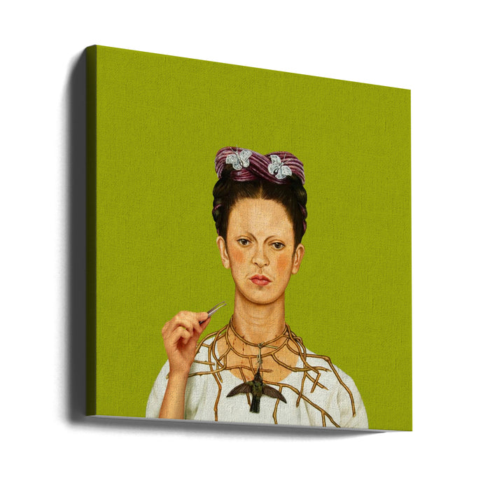 Don’t Overdo Square Canvas Art Print Frida Kahlo