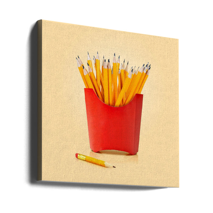 Creative Snack Square Canvas Art Print