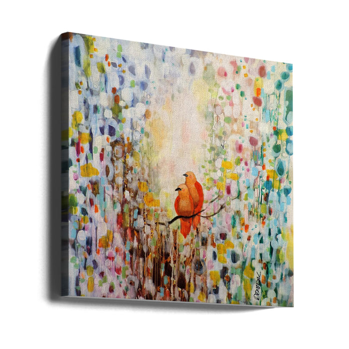 Tel Que Nous Sommes Square Canvas Art Print