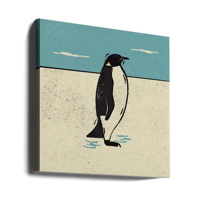 Penguin Square Canvas Art Print