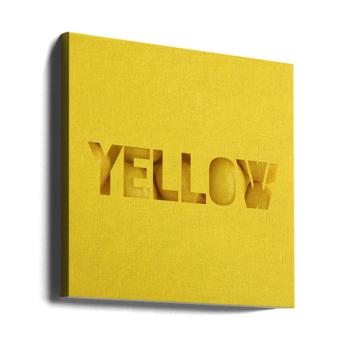 Yellow Square Canvas Art Print