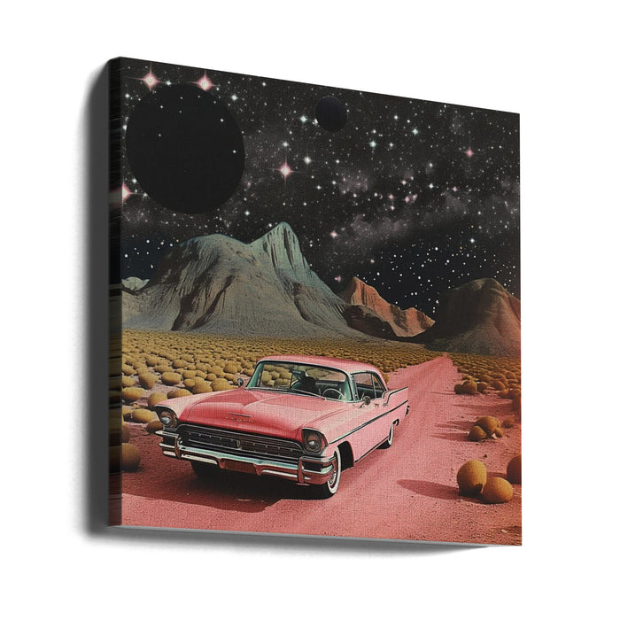 SpaceRide 6.0 Square Canvas Art Print