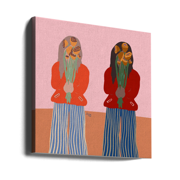 Gemini Square Canvas Art Print