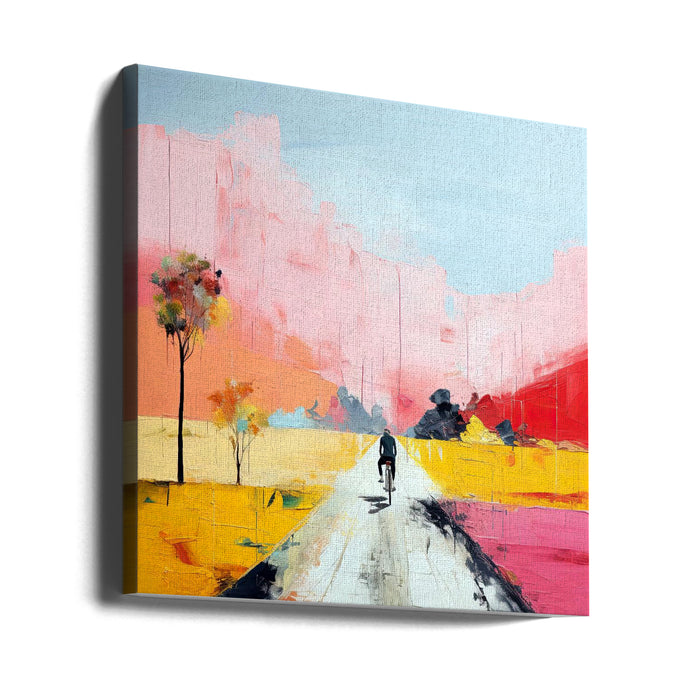 Second World 3 Square Canvas Art Print