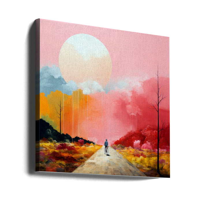 Second World 2 Square Canvas Art Print