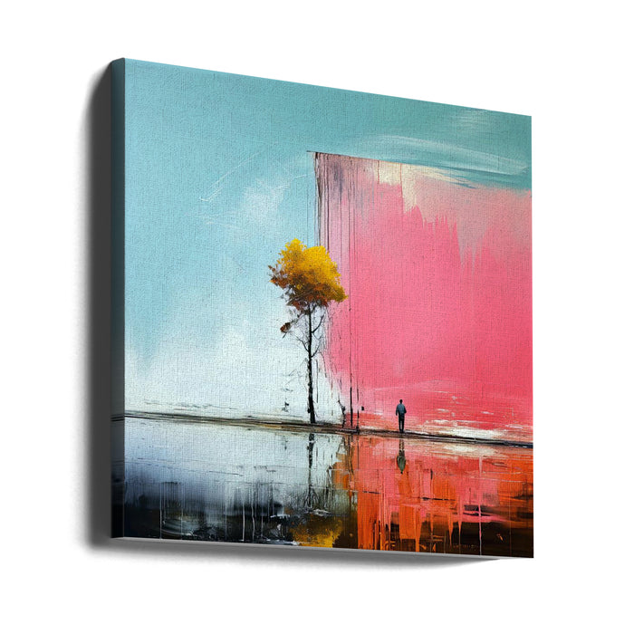 Second World 4 Square Canvas Art Print