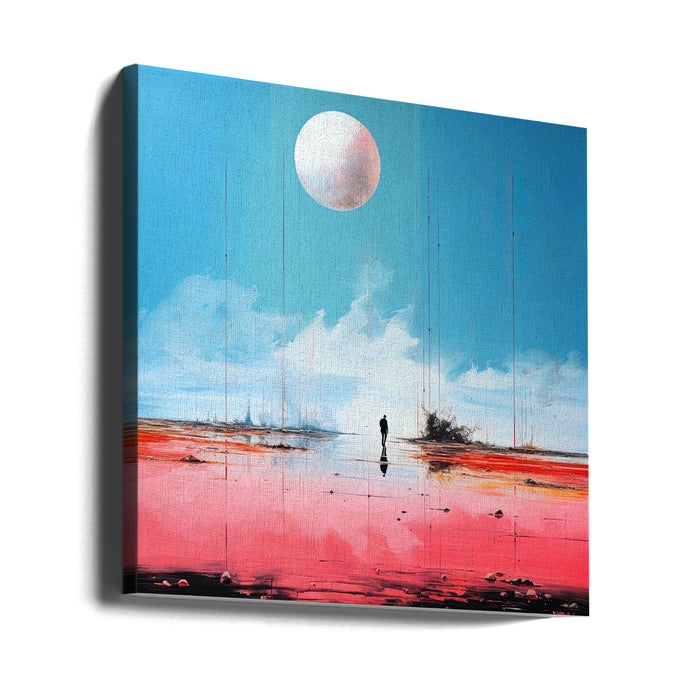 Second World 1 Square Canvas Art Print