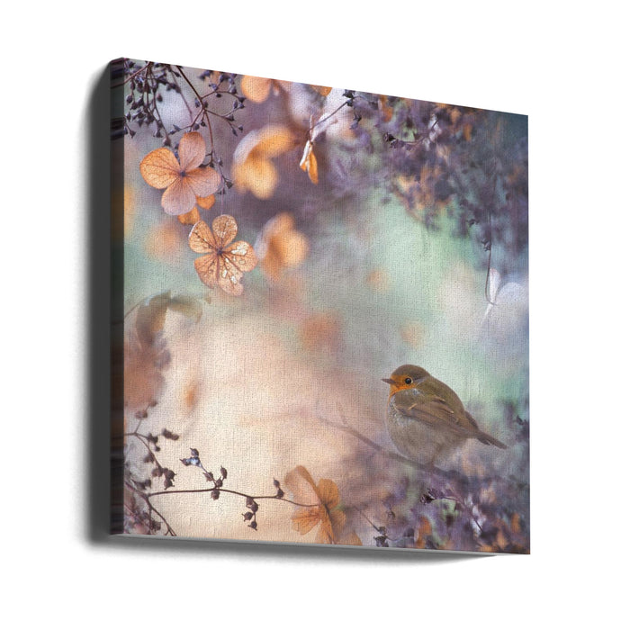 Hydrangea fantasy Square Canvas Art Print