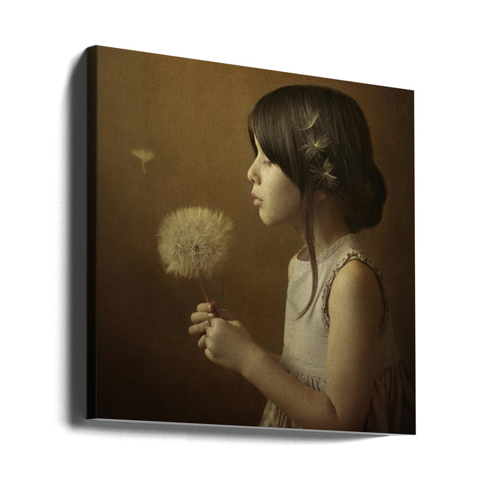 A Dandelion Poem Svetlana Bekyarova Canvas Print Modern Art Home Decor